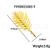 Stainless Steel Enamel Leaf Hair Bobby Pins for Women XK6667-4-1