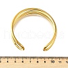 304 Stainless Steel Cuff Bangles for Women BJEW-M103-01A-G-2