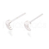 925 Sterling Silver Stud Earrings STER-N017-12C-S-2