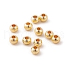 Rack Plating Brass Beads KK-A156-18KCG-1