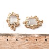 Brass Glass Pendants KK-Z103-11KCG-01-5