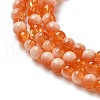 Crackle Glass Beads Strands X1-GLAA-U001-4mm-10-3