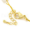 Brass Beaded Necklaces NJEW-P307-02G-3