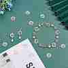 Unicraftale 20Pcs 2 Style 201 Stainless Steel Links Connectors STAS-UN0027-20-3