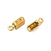 Ion Plating(IP) 304 Stainless Steel Folding Crimp Cord Ends FIND-Q118-01G-02-2