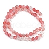 Cherry Quartz Glass Beads Strands G-A257-A08-01-3