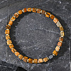 Natural Picture Jasper Beads Stretch Bracelets for Men YL1268-1