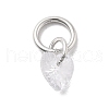 925 Sterling Silver with Cubic Zirconia Charms STER-Q004-05A-P-1