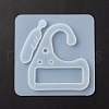 Feather & Handle Shape DIY Pendant Silicone Molds DIY-F114-13-4
