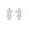 Non-Tarnish 201 Stainless Steel Pendants STAS-N091-145P-2