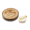 3Pcs 3 Styles Natural Freshwater Shell Geometric Charms PALLOY-JF03514-04-4