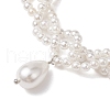 Shell Pearl Beads Bracelets BJEW-JB10694-3