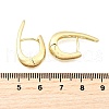 Brass Teardrop Hoop Earrings EJEW-Z121-09G-5