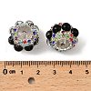 Sparkling Acrylic Rhinestone Round Beads OACR-NH0002-01A-04-3