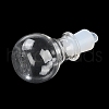 Clear Glass Wishing Bottle Pendants GLAA-A010-01B-2