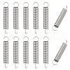 Unicraftale 12Pcs 201 Stainless Steel Spring Hangers STAS-UN0059-59-1