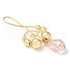 Electroplated Synthetic Non-magnetic Hematite & Teardrop Glass Big Pendants PALLOY-JF02961-03-3
