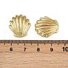 Shell Shape Brass Beads KK-A257-02G-3