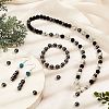 ARRICRAFT Non-Magnetic Synthetic Hematite Beads Strands G-AR0002-09-4