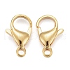 PVD Vacuum Plating 304 Stainless Steel Lobster Claw Clasps X-STAS-H352-01G-G-3