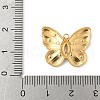304 Stainless Steel Pendants STAS-F319-06G-01-3