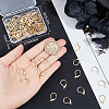 Beebeecraft 80Pcs 304 Stainless Steel Leverback Earring Findings STAS-BBC0004-09-3