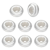 BENECREAT 8Pcs Sterling Silver Beads STER-BC0002-48A-S-1