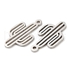 201 Stainless Steel Pendants STAS-A084-16P-2