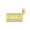 Rack Plating Brass Pendants KK-S380-06G-1