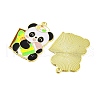 Golden Plated Alloy Enamel Pendants ENAM-Z017-11G-02-2