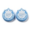 Father's Day Silicone Beads SIL-V006-02E-1