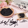 HOBBIESAY 64G 8 Styles Glass Bugle Beads Sets SEED-HY0001-24-4