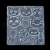 Cat Shape DIY Pendant Silicone Molds DIY-G101-01A-4
