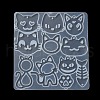 Cat Shape DIY Pendant Silicone Molds DIY-G101-01A-4