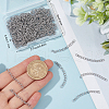 Beebeecraft 100 Strands 304 Stainless Steel Chain Extender STAS-BBC0005-51B-3