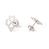 201 Stainless Steel Stud Earring Findings EJEW-A071-14A-P-2