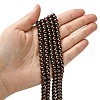 Eco-Friendly Dyed Glass Pearl Round Bead Strands HY-A008-6mm-RB039-4