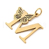 Ion Plating(IP) 201 Stainless Steel Pendants STAS-N103-184G-M-2