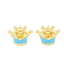 Eco-Friendly Brass Enamel Pendants KK-I698-26B-3