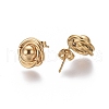 304 Stainless Steel Stud Earrings EJEW-L241-01B-2