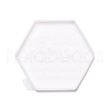 DIY Hexagon Cup Mat Silicone Molds DIY-I095-04-3