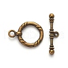 Tibetan Style Toggle Clasps MLF10259Y-NF-2