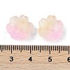 Transparent Spray Paint Glass Beads GLAA-H035-04C-3