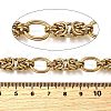 Ion Plating(IP) 304 Stainless Steel knot with Oval Link Chains CHS-S012-06G-2