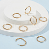 Unicraftale 8 Pairs Ion Plating(IP) 304 Stainless Steel Huggie Hoop Earrings EJEW-UN0002-39-5