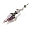 Resin Bullet Dowsing Pendulum Big Pendants G-H058-01AS-11-2