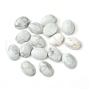 Natural Howlite Cabochons G-A094-01B-60-1