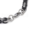 201 Stainless Steel ID Bracelets BJEW-F331-08BP-7