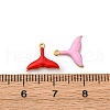 304 Stainless Steel Enamel Charms STAS-Q363-14A-G-3