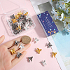 SUNNYCLUE 40Pcs 4 Colors Alloy Beads FIND-SC0011-90B-3